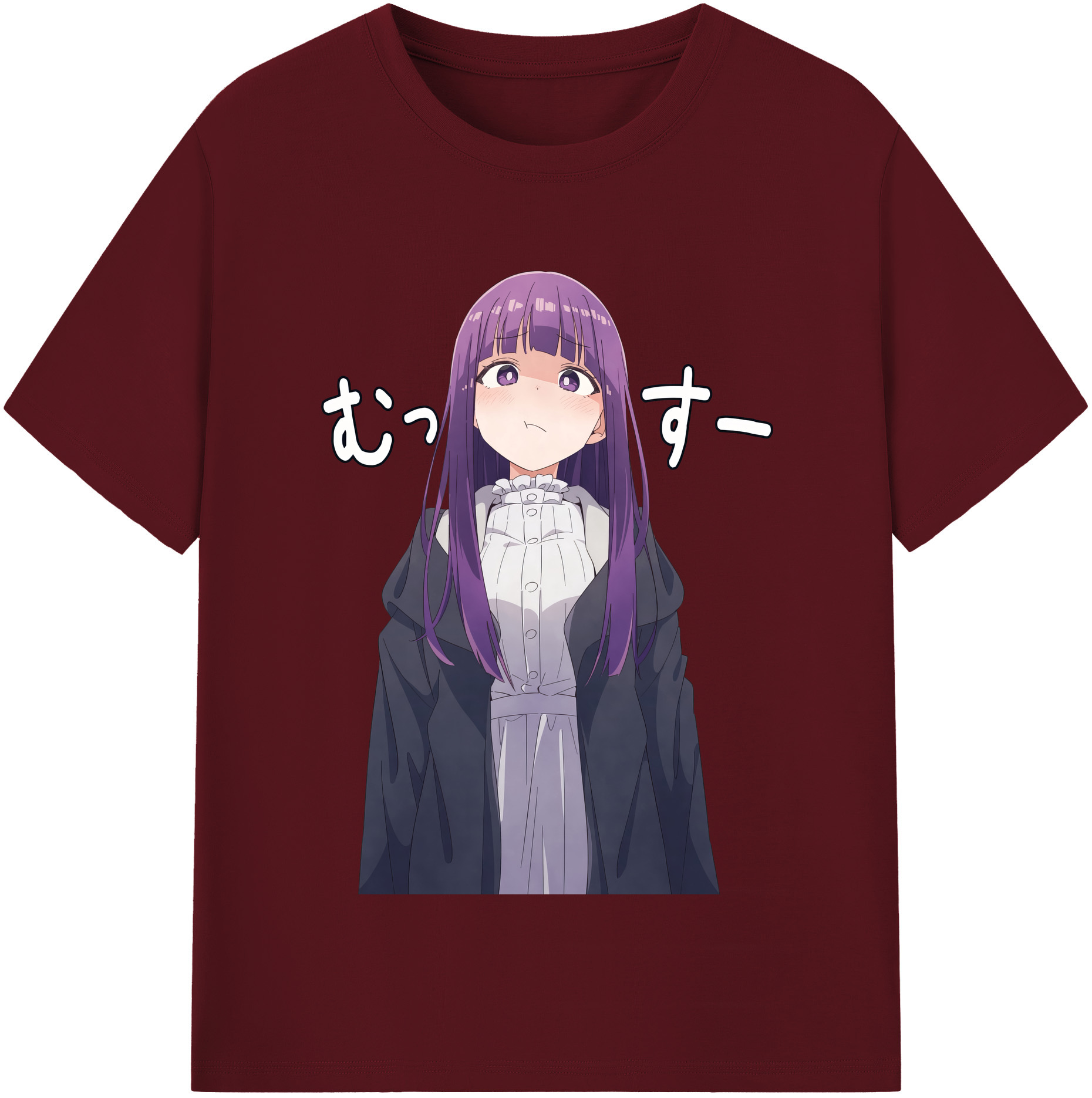（画像用） 葬送のフリーレン Frieren 綿100％半袖Tシャツ（フロントプリント）